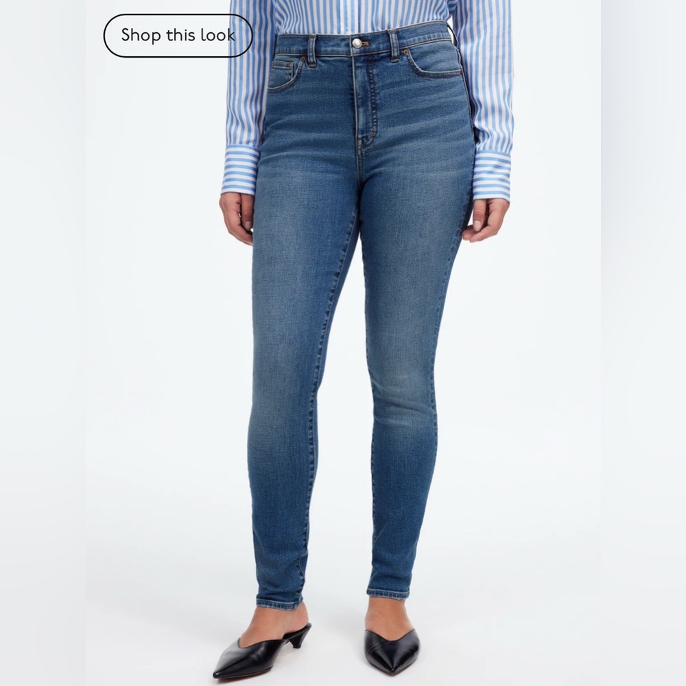 Madewell 10" High-Rise Skinny Jeans, Size 28